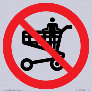P925 Prohibition: No standing in trolley